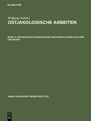 Ostjakologische Arbeiten, Band 2, Ostjakische Volksdichtung und Erzählungen aus zwei Dialekten