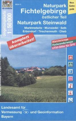 UK50-13 Naturpark Fichtelgebirge, &ouml;stlicher Teil, Naturpark Steinwald - Breitband und Vermessung Landesamt f&uuml;r Digitalisierung  Bayern