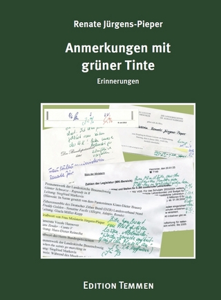 Anmerkungen mit grüner Tinte