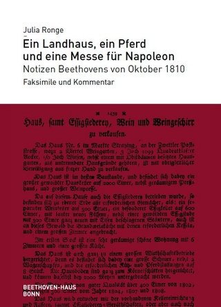 Ein Landhaus, ein Pferd und eine Messe für Napoleon