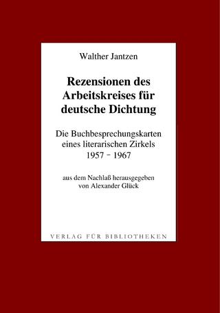 Rezensionen des Arbeitskreises für deutsche Dichtung