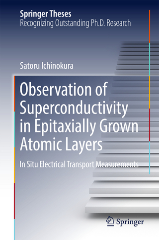 Observation of Superconductivity in Epitaxially Grown Atomic Layers