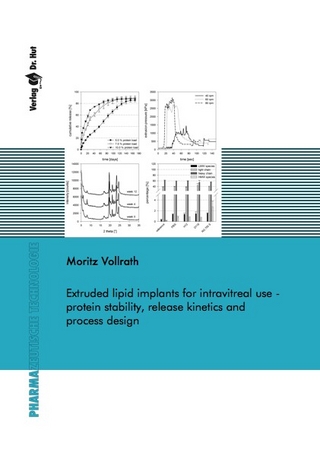 Extruded lipid implants for intravitreal use - protein stability, release kinetics and process design