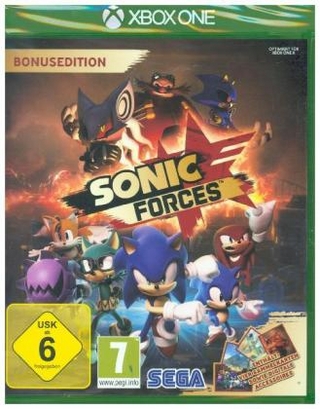 Sonic Forces, 1 Xbox One-Blu-ray Disc (Bonusedition)