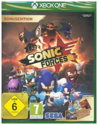 Sonic Forces, 1 Xbox One-Blu-ray Disc (Bonusedition)