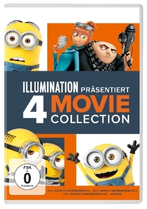 Ich - Einfach unverbesserlich 1-3 & Minions, 4 DVDs