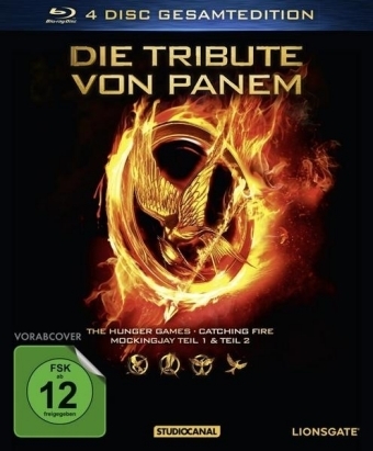 Die Tribute von Panem - Gesamtedition, 4 Blu-rays
