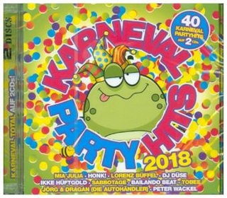 Karneval Party Hits 2018, 2 Audio-CDs