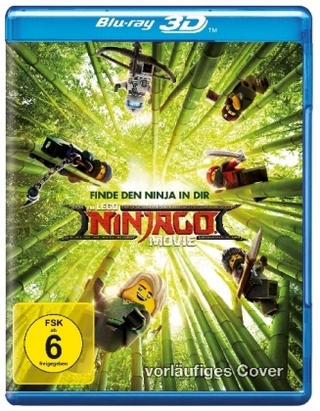 The Lego Ninjago Movie 3D, 1 Blu-ray