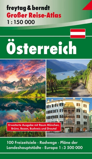 Österreich, Autoatlas 1:150.000, Großer Reise-Atlas