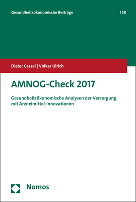 AMNOG-Check 2017 - Dieter Cassel, Volker Ulrich