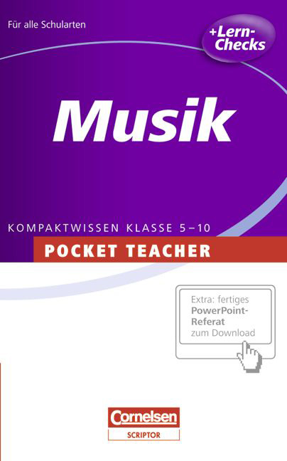 Pocket Teacher - Sekundarstufe I - Neue Ausgabe / Musik - Holger Mittelst&auml;dt