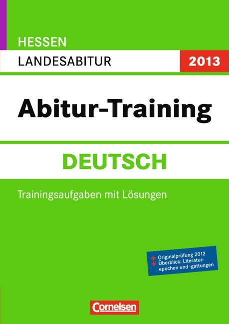 Abitur-Training Deutsch - Hessen 2012 / Landesabitur - Sabine Hessler, Christiane Mayer, Maren Rennoch, Stefanie Sch&auml;fers, Catrin Siedenbiedel, Stephan Warnatsch