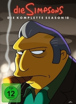 Die Simpsons. Season.18, 4 DVDs