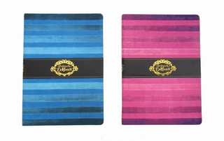 Notizbuch TEXTILE STRIPES groß, liniert