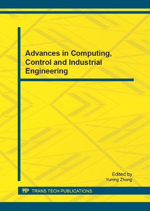 Advances in Computing, Control and Industrial Engineering - 