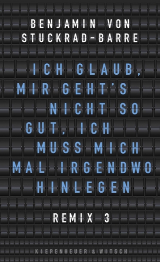 Ich glaub, mir geht's nicht so gut, ich muss mich mal irgendwo hinlegen