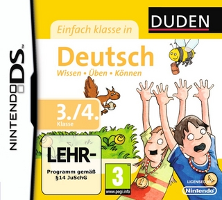 Duden-Trainer für Nintendo DS - Einfach klasse in Deutsch / 3./4. Klasse - DS-Karte