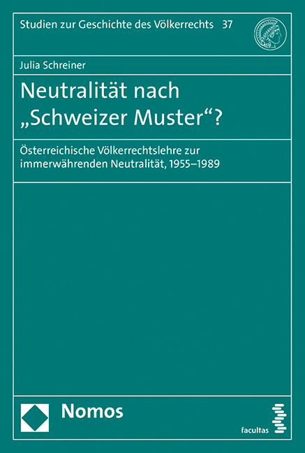 Neutralit&auml;t nach "Schweizer Muster"? - Julia Schreiner