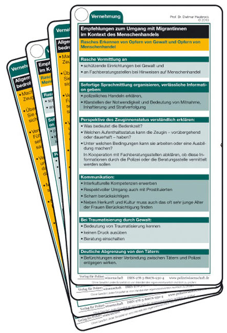 Einsatzkarten Vernehmung - Dietmar Heubrock