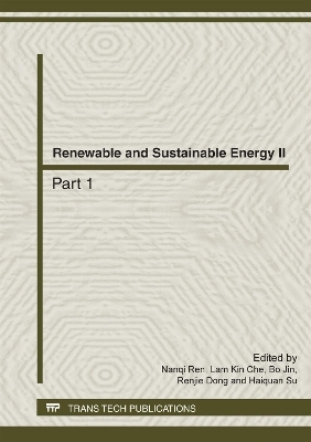 Renewable and Sustainable Energy II - 