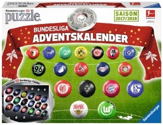 Adventskalender Bundesliga Saison 2017/2018 (Kinderpuzzle)