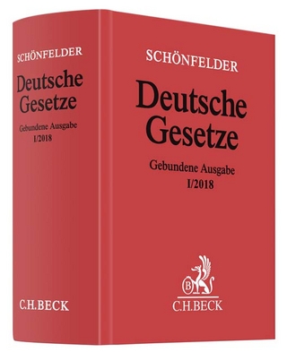 Deutsche Gesetze Gebundene Ausgabe I/2018