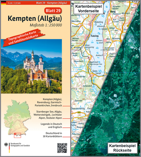 Kempten (Allg&auml;u) -  BKG - Bundesamt f&uuml;r Kartographie und Geod&auml;sie