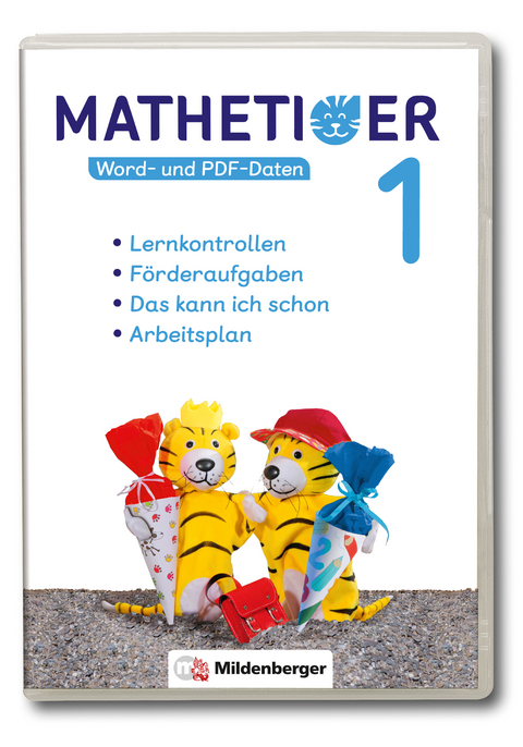 Mathetiger 1 &ndash; Word- und PDF-Daten, Einzellizenz