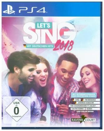 Let's Sing 2018 mit Deutschen Hits, 1 PS4-Blu-Ray Disc