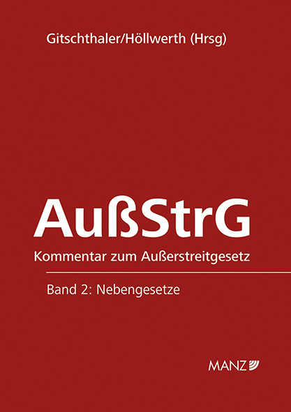 Kommentar zum Au&szlig;erstreitgesetz - 