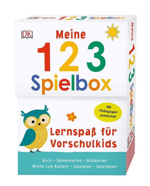 Lernspa&szlig; f&uuml;r Vorschulkids. Meine 123-Spielbox