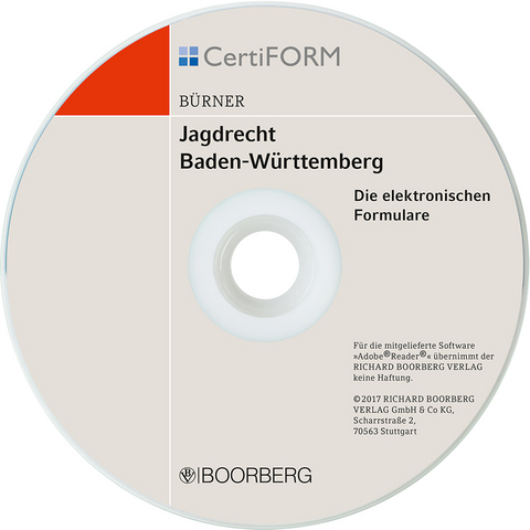 Jagdrecht Baden-W&uuml;rttemberg III - Martin B&uuml;rner