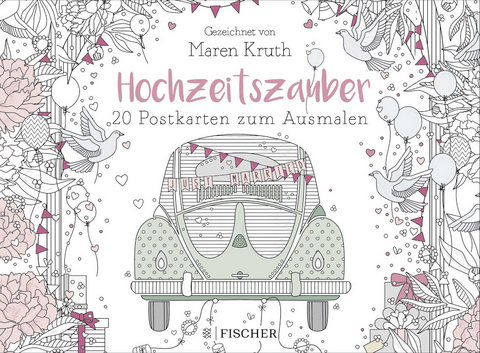 Hochzeitszauber - Postkartenbuch - Maren Kruth