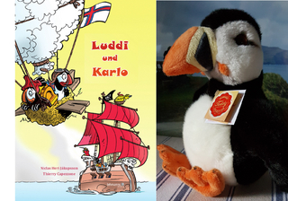 Luddi und Karlo - Bilderbuch kombiniert mit Plüschtier Papageitaucher