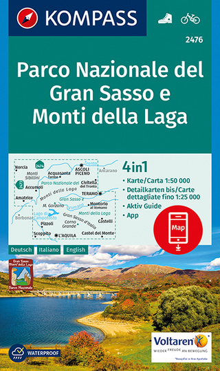 KOMPASS Wanderkarte Parco Nazionale del Gran Sasso e Monti della Laga