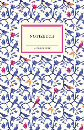 Notizbuch Insel-Bücherei »Ranken indigo«