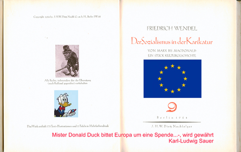 Der Sozialismus in der Karikatur, von Marx bis Mcdonalt, eine Kulturgeschichte - Friedrich Wendel, Karl-Ludwig Sauer