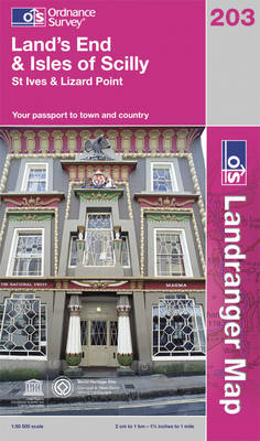 Land's End & Isles of Scilly, St Ives & Lizard Point -  Ordnance Survey