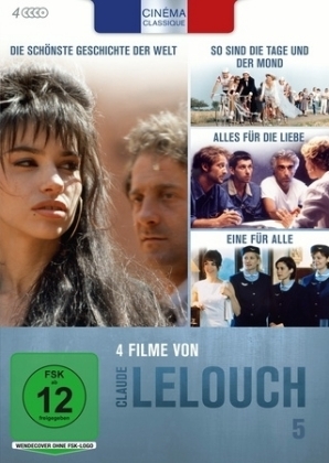 4 Filme von Claude Lelouche, 4 DVD