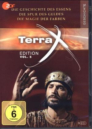Terra X - Edition - Die Geschichte des Essens - Die Spur des Geldes - Die Magie der Farben. Vol.5, 3 DVD