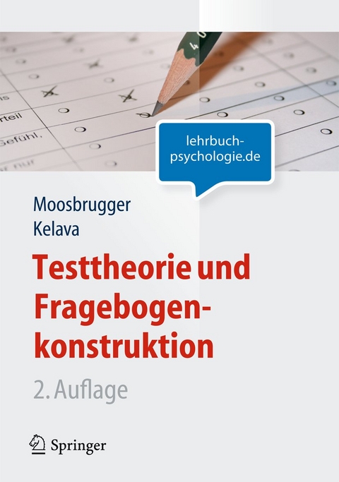 Testtheorie und Fragebogenkonstruktion - 