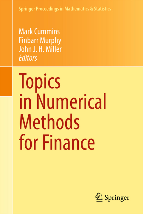 Topics in Numerical Methods for Finance - 