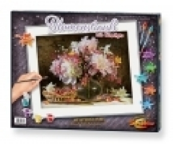 Blumenstrau&szlig; mit Kirschen