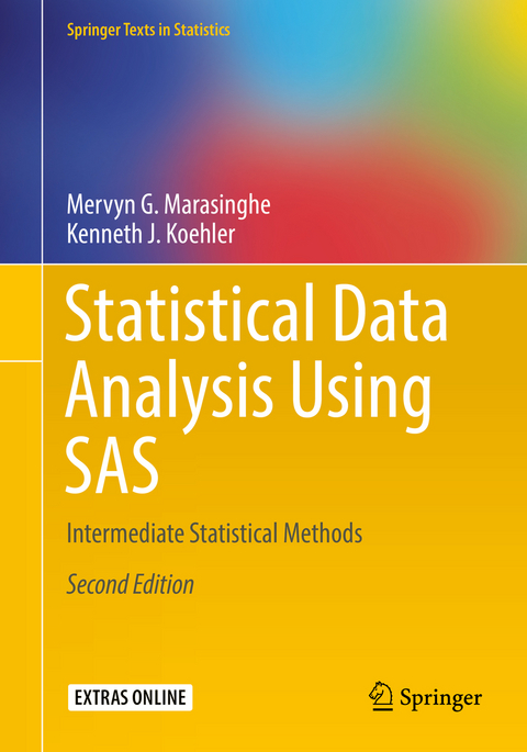 Statistical Data Analysis Using SAS - Mervyn G. Marasinghe, Kenneth J. Koehler