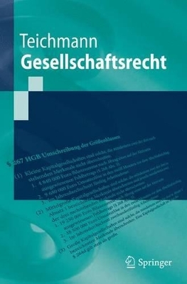 Gesellschaftsrecht - Christoph Teichmann
