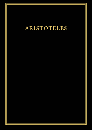 Aristoteles: Werke / Historia animalium