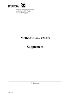 ICUMSA Supplement 2017