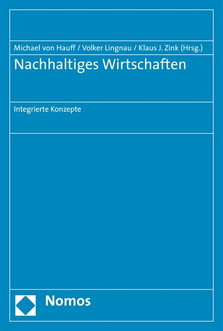 Nachhaltiges Wirtschaften - 