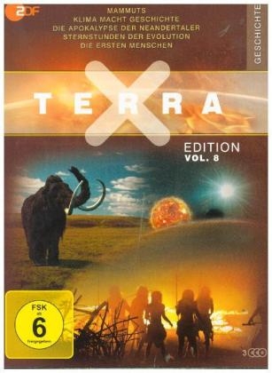 Terra X Edition - Mammuts / Klima macht Geschichte / Die Apokalypse der Neandertaler / Sternstunden der Evolution / Die ersten Menschen, 3 DVDs